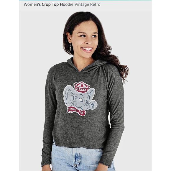 Tops - Reserve Collection by Blue 84 NCAA Alabama Crimson Tide Womens Cozy Crop Top XXL